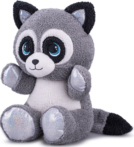 Procione di peluche seduto 16,5 cm