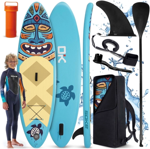 Stand up paddle board gonfiabile Soke 275 × 76 × 12 cm set