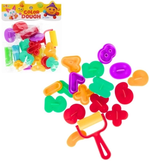 Plastilina con stampini numerici per bambini