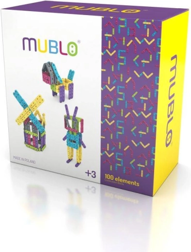 MUBLO bastoncini costruttivi colorati e flessibili 100 pezzi