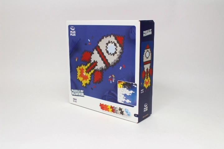 Plus-Plus Puzzle by Number razzo, 500 pezzi