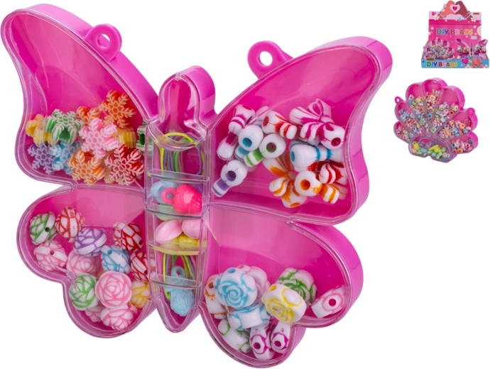 Perline da infilare in scatola per bambini 3+