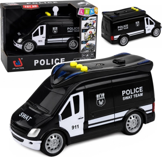 Furgone della polizia SWAT con luci e suoni 1:32 - 1 pezzo