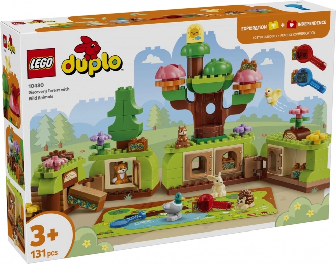 LEGO DUPLO La foresta degli esploratori con animali selvatici