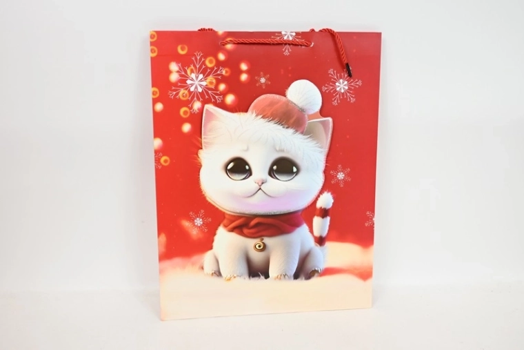Borsa regalo natalizia taglia L