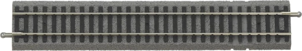 Piko binario dritto con base per morsetto di alimentazione