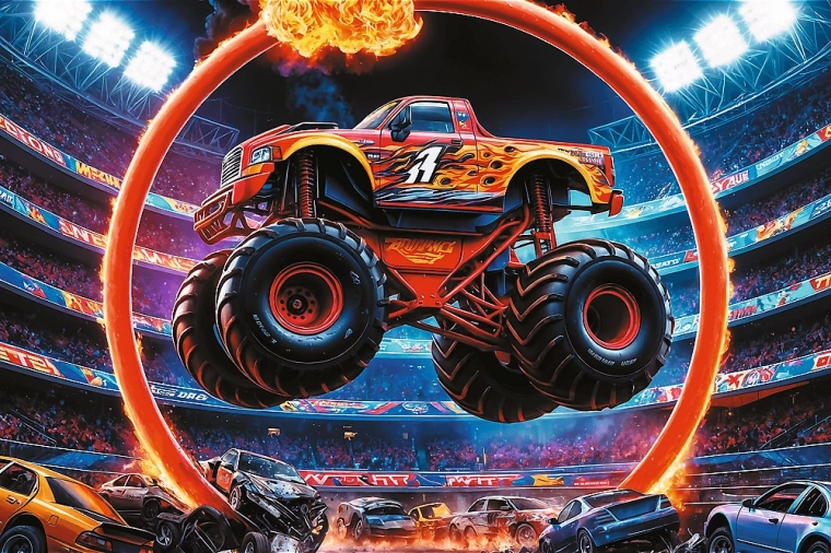 Puzzle Monster Truck 60 pezzi