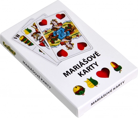 Carte Mariáš in scatola di carta