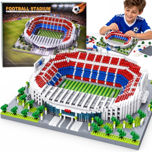 Set di costruzione di uno stadio di calcio da 2748 pezzi