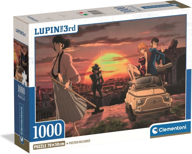 Puzzle 1000 Clementoni LUPIN III