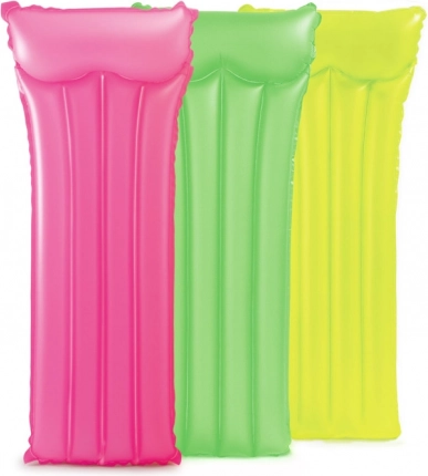 Materassino da spiaggia gonfiabile 183 × 76 cm – trasparente