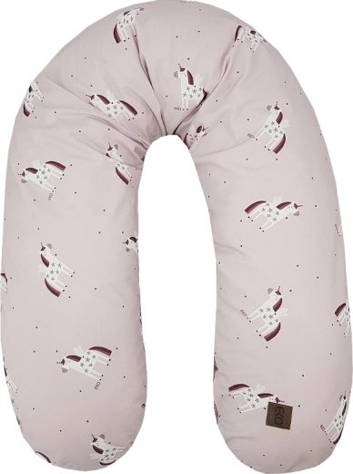 Cuscino per allattamento EKO Velvet Unicorn 180 cm