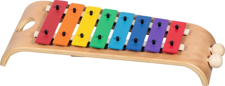 Xilofono in legno per bambini con tasti colorati - 1 pezzo