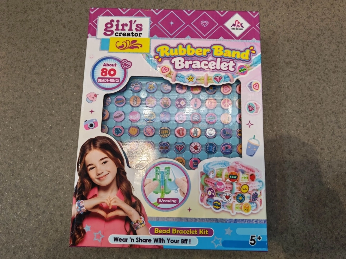 Set per intrecciare braccialetti con elastici