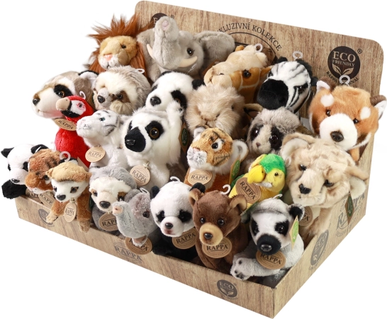 Espositore di peluche di animali esotici eco‑friendly RAPPA