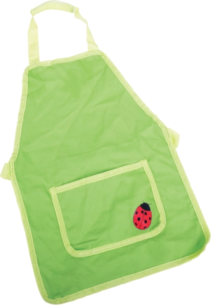 Grembiule da giardino per bambini verde con coccinella BIGJIGS TOYS