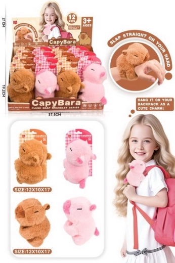 Braccialetto di peluche capibara