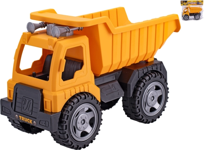 Camion ribaltabile da costruzione 30 cm – robusto camion giocattolo in plastica per bambini