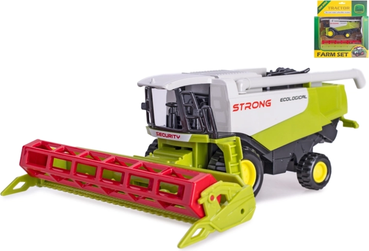 Mietitrebbia in metallo 18 cm con ruote libere