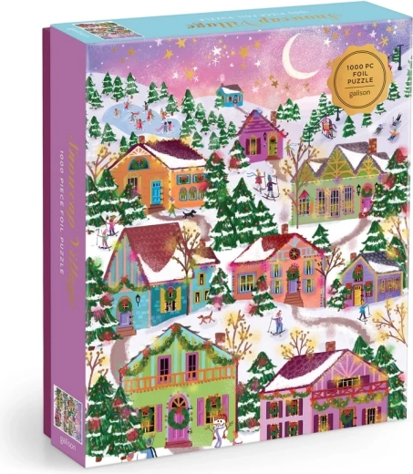 Puzzle metallico Villaggio innevato 1000 pezzi GALISON