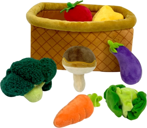 Magic Baby Verdure nel cestino - giocattolo in peluche