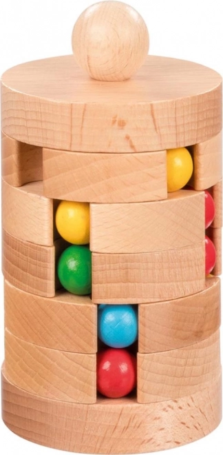 GOKI torre a biglie in legno – rompicapo Torre di Babele