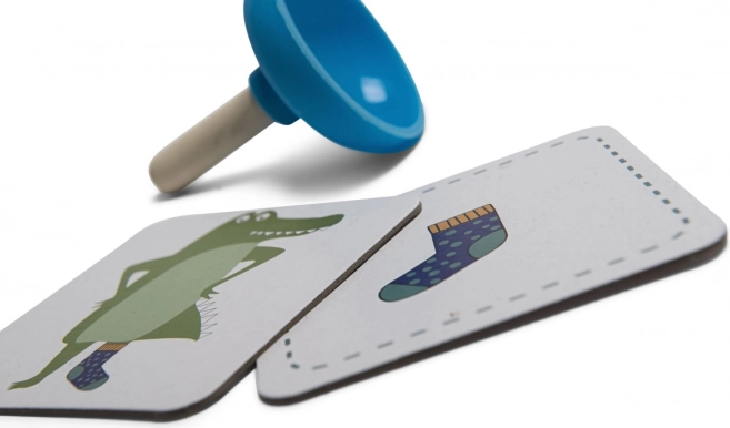 Calzini del Coccodrillo – gioco di riflessi per bambini (4+)