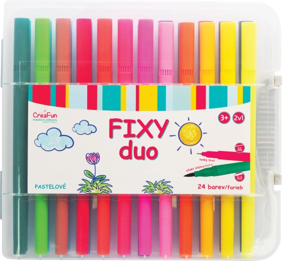 CreaFun pennarelli DUO – 24 colori