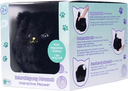 Gattino nero interattivo Huggy Luv