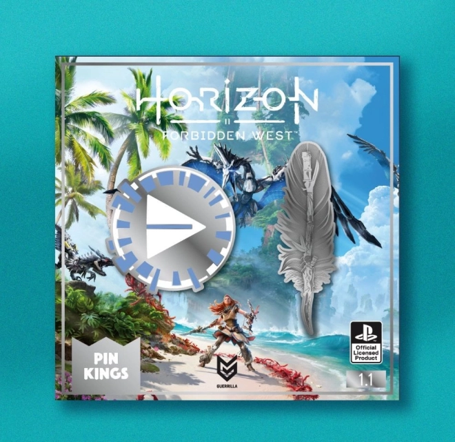 Spille Horizon Forbidden West – set di 2 spille in metallo
