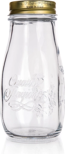 Bottiglia in vetro con tappo 400 ml Quattro Stagioni