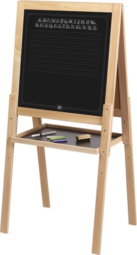Vilac grande lavagna in legno bifacciale per bambini