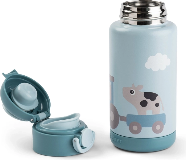 Done by Deer borraccia termica Tiny farm blu 340 ml