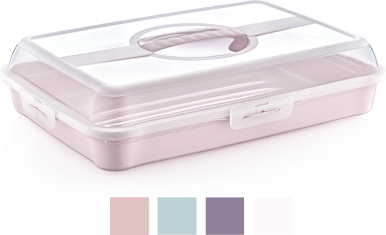 Scatola rettangolare per torte 42,5 × 29,5 × 10 cm senza BPA