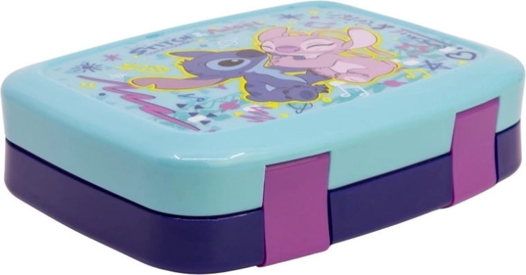 Porta pranzo con scomparti Angel e Stitch