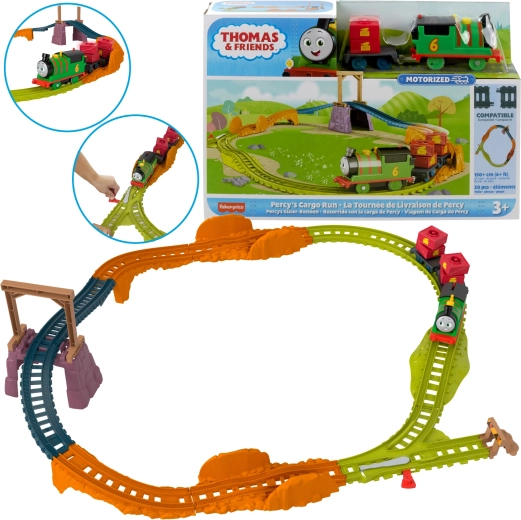 Fisher-Price Il Trenino Thomas e i suoi amici Consegna della posta con la locomotiva Percy e i binari