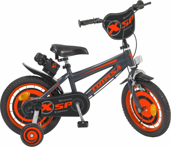 Bicicletta per bambini Toimsa nero/arancione 14"