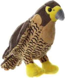 Falco di peluche 17,5 cm