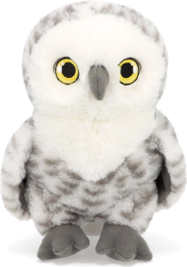 Keel Toys Keeleco Forest gufo delle nevi giocattolo in peluche ecologico 21 cm