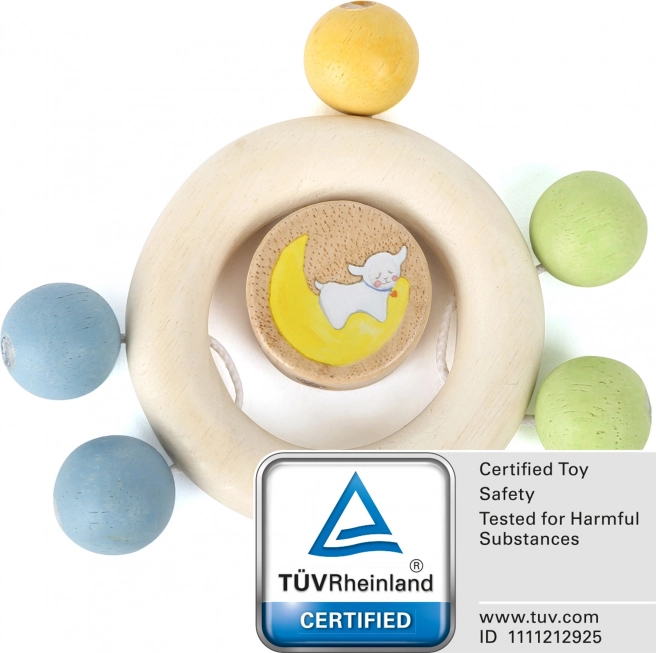 Piccolo Sonaglio in Legno Scorrevole Lotta