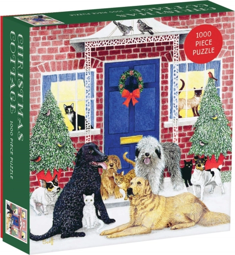 Puzzle casetta natalizia 1000 pezzi