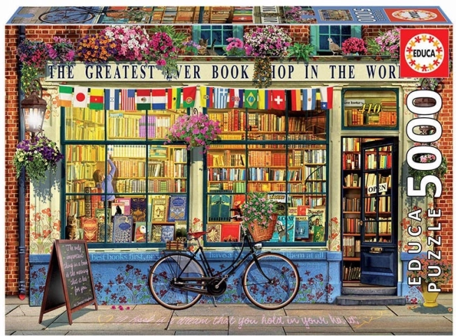 Puzzle EDUCA La più grande libreria del mondo 5000 pezzi