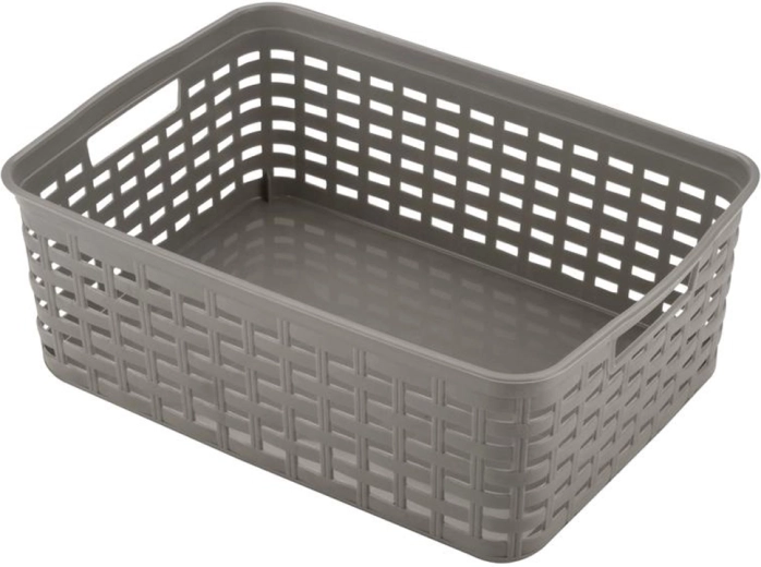 Cestino portaoggetti in plastica HEIDRUN 39 × 29 × 13 cm, assortimento di colori