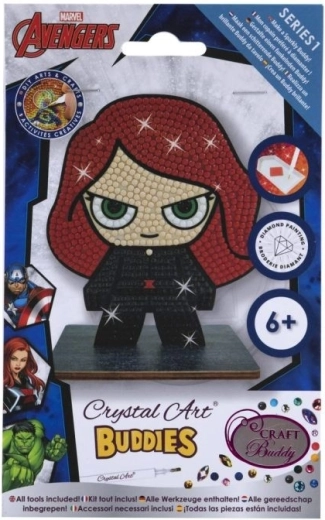 Personaggio Crystal Art Black Widow