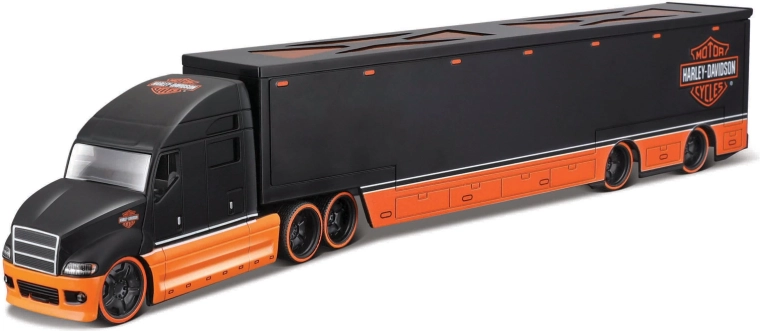 Maisto Harley-Davidson hauler nero 1:64