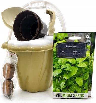 Kit di coltivazione Basilico ed erba gatta
