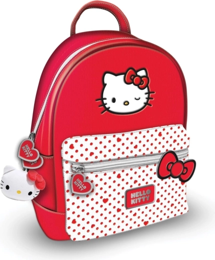 Zainetto per bambini Hello Kitty con pois rossi