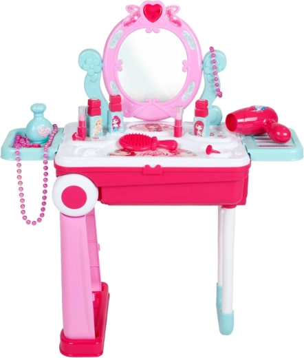 Tavolino da toeletta per bambini in valigetta 2 in 1 BABY MIX