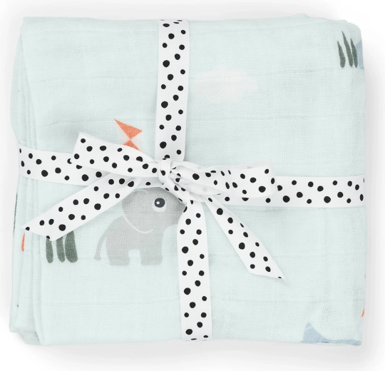 Done by Deer pannolini in mussola Playground blu, 2 pezzi