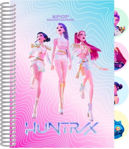 KPop Demon Hunters - taccuino Huntrix A6 15 cm